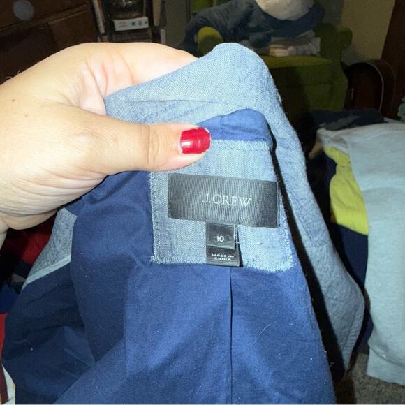 J.CREW school boy single bottom work wear business casual blazer 10 - Picture 2 of 7